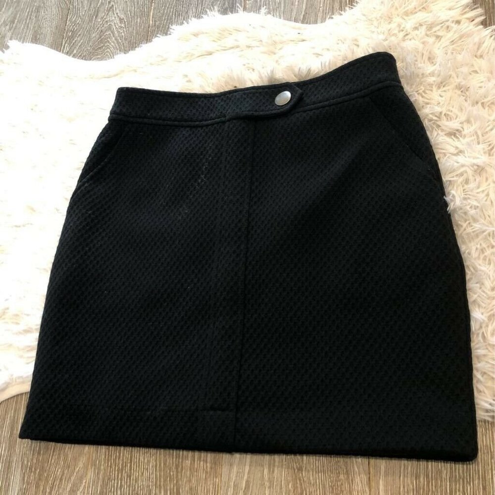 Banana Republic Womens A Line Skirt Black Size 4